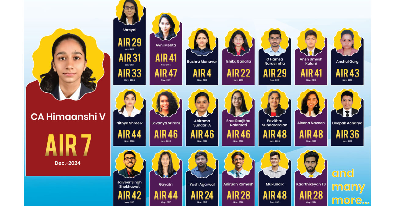 All India rankers…